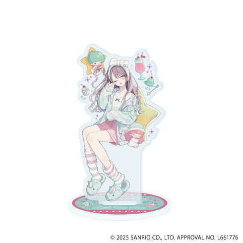 『赤倉×サンリオキャラクターズ』アクリルスタンド43/リトルツインスターズ(コラボイラスト)